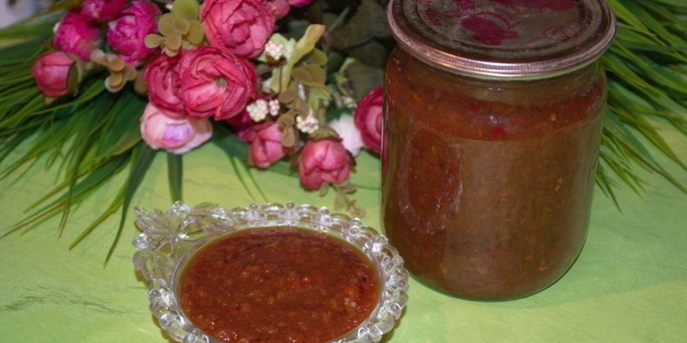 Рецепт аджики на закатку