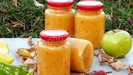 Аджика острая без помидор