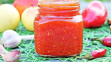 Аджика пальчики оближешь с яблоками