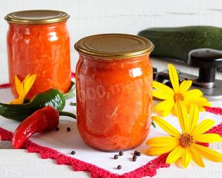 Кабачковая аджика на зиму пальчики оближешь