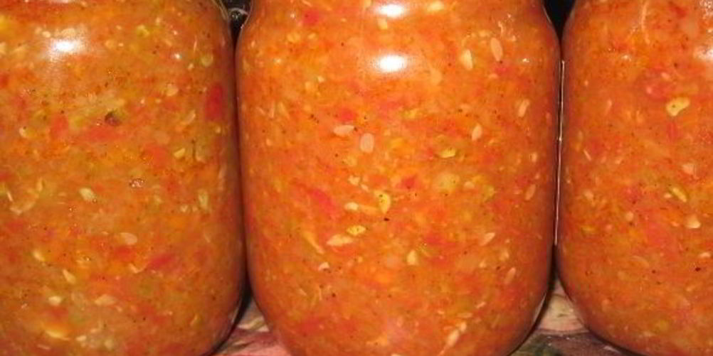 Рецепт консервированной аджики на зиму