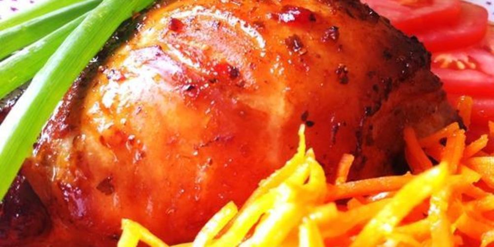 Рецепт курицы с медом и аджикой