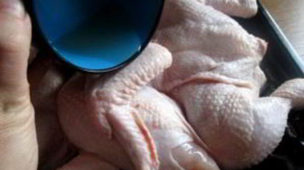 курица в духовке с аджикой