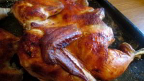 курица в духовке с аджикой