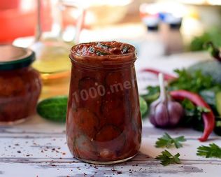 Огурцы в аджике на зиму