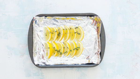 запеченная курица с аджикой и лимоном