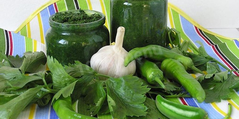 Рецепт зеленой аджики пальчики оближешь на зиму