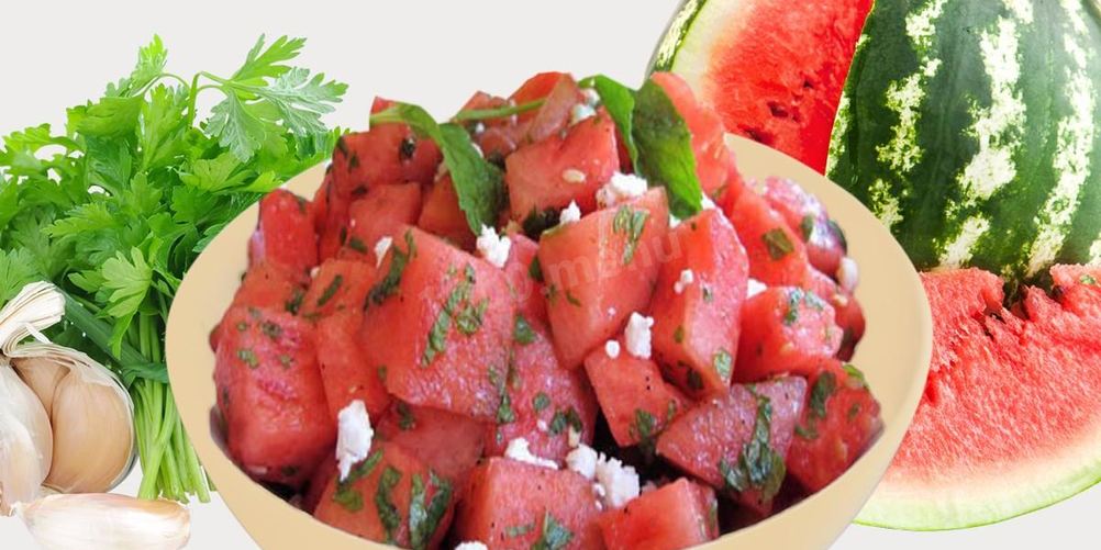 Рецепт арбузов в банках на зиму с чесноком