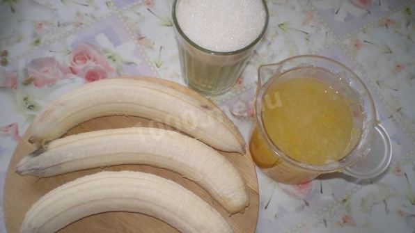 джем из бананов, апельсинов и лимонов