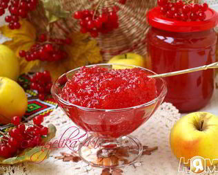 Джем из яблок и калины