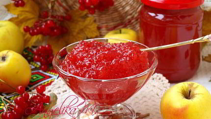 Джем из яблок и калины