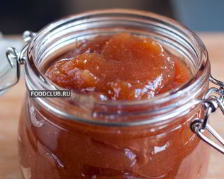 Грушевый джем с ванилью