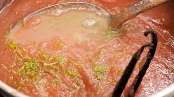 грушевый джем с ванилью