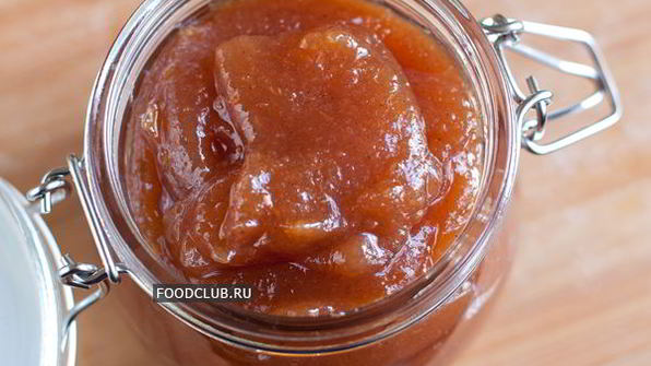 грушевый джем с ванилью