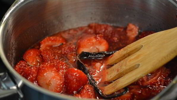 клубнично-ванильный джем