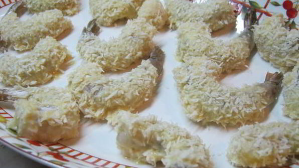 креветки кокосовые с острым джемом