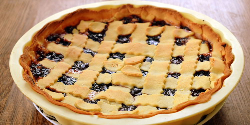 Рецепт кростаты с творогом и джемом