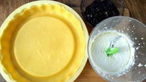 кростата с творогом и джемом