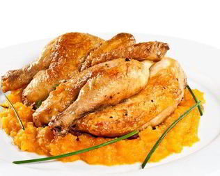 Курица в соусе барбекю с абрикосовым джемом