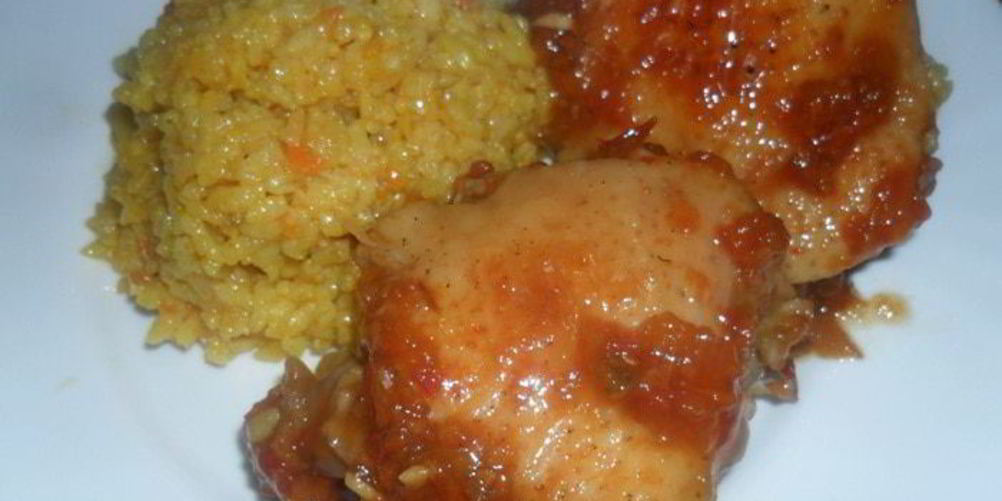 Рецепт курицы в соусе с абрикосовым джемом