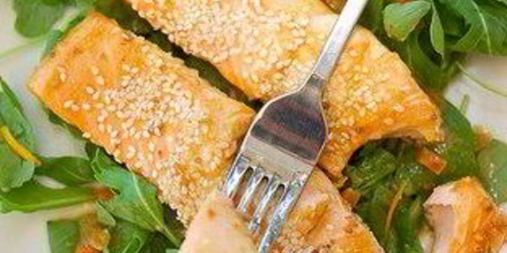 Рецепт лосося в апельсиновом джеме