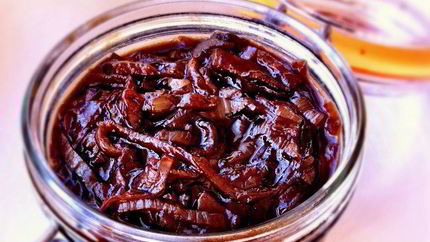 Луковый джем с пивом и шоколадом