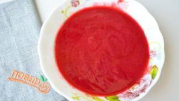 малиновый джем без косточек