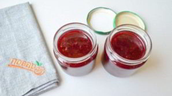 малиновый джем без косточек