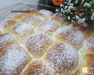 Немецкие бухтели с джемом