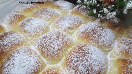 Немецкие бухтели с джемом