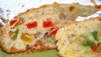 Штоллен с апельсиновым джемом