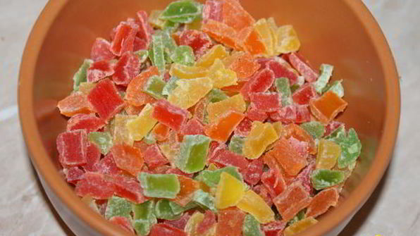 штоллен с апельсиновым джемом