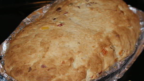 штоллен с апельсиновым джемом