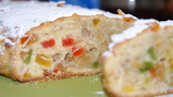 штоллен с апельсиновым джемом
