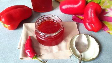 Соус-джем из перцев чили