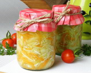Кабачки с морковью и луком на зиму