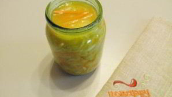 кабачки с морковью и луком на зиму