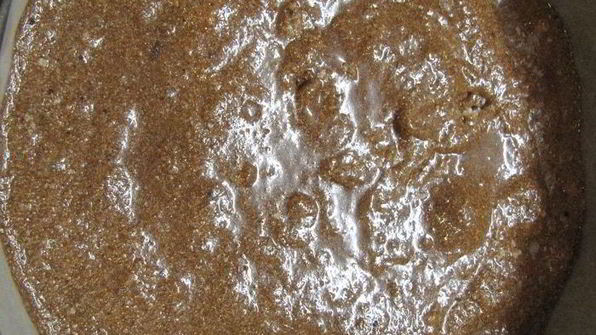 гречневый торт с брусничным компотом