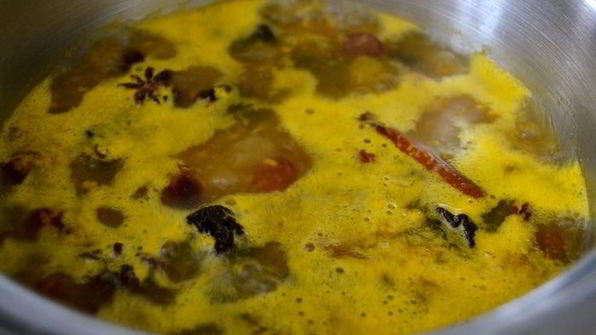 густой компот из сухофруктов со специями