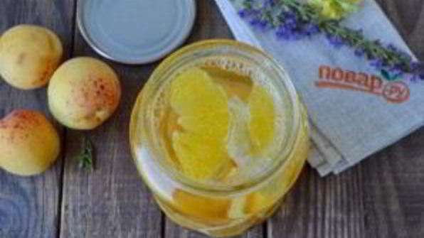 компот из абрикосов и апельсинов на зиму