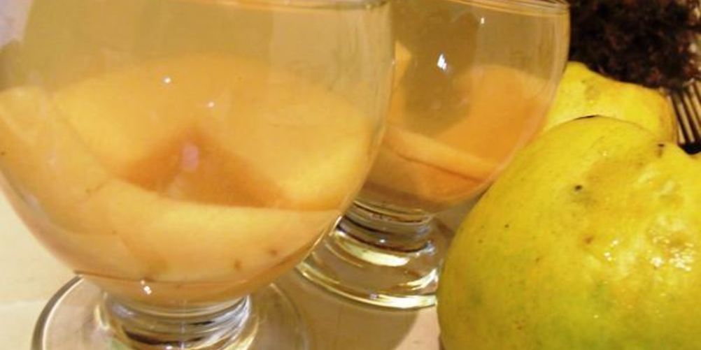 Рецепт компота из айвы