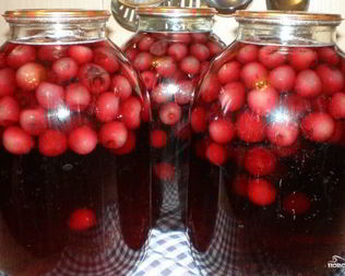 Компот из черешни с косточками на зиму