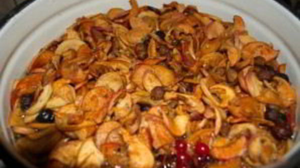 компот из калины и яблок