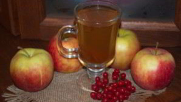 компот из калины и яблок