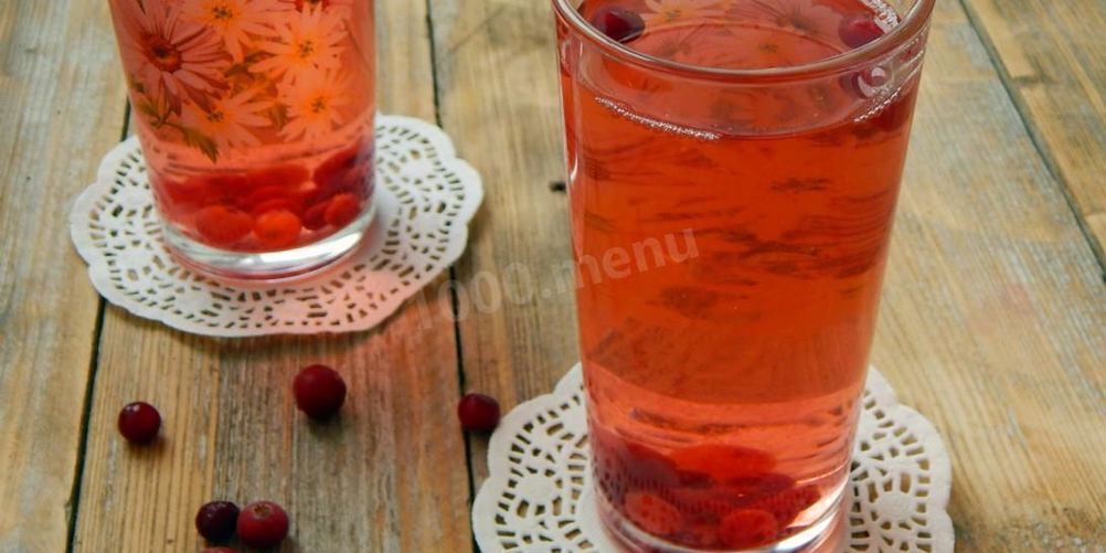 Рецепт компота из клюквы замороженной