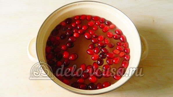 компот из клюквы