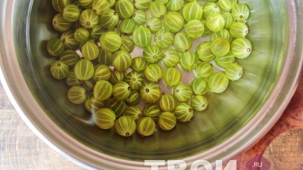 компот из крыжовника и мяты