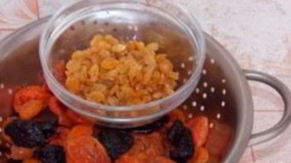 компот из кураги и чернослива и изюма