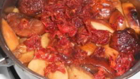 компот из сухофруктов с шиповником