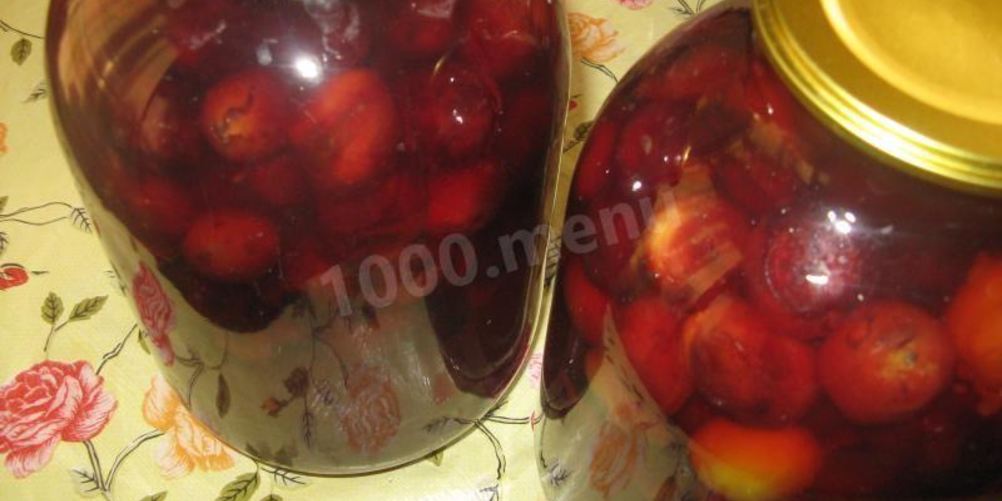 Рецепт сливового компота из сливы с косточками